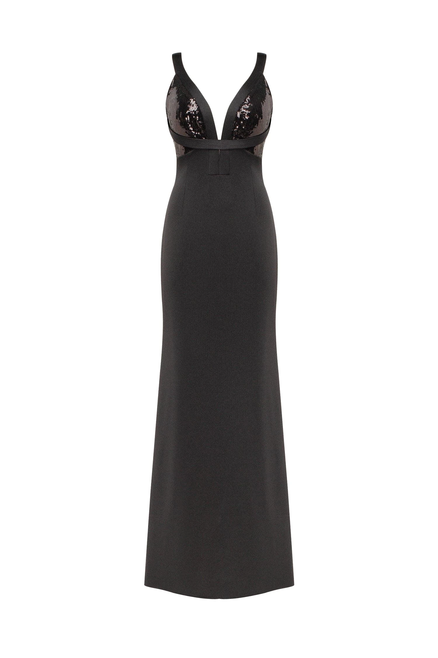 Milla Show-stealer black maxi dress with a V-neckline Milla dress