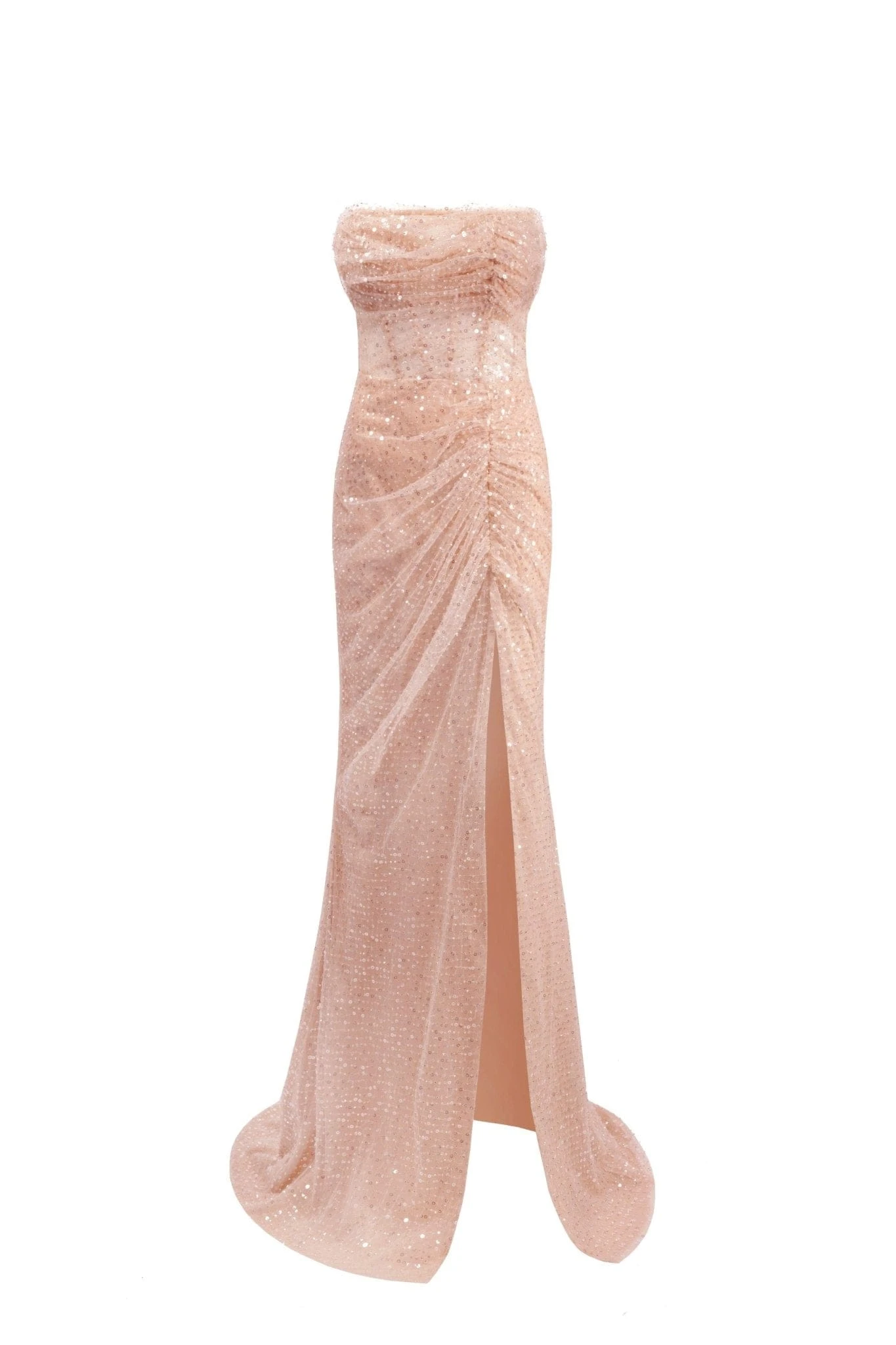 Milla Spectacular sequined maxi dress in gold Milla dress