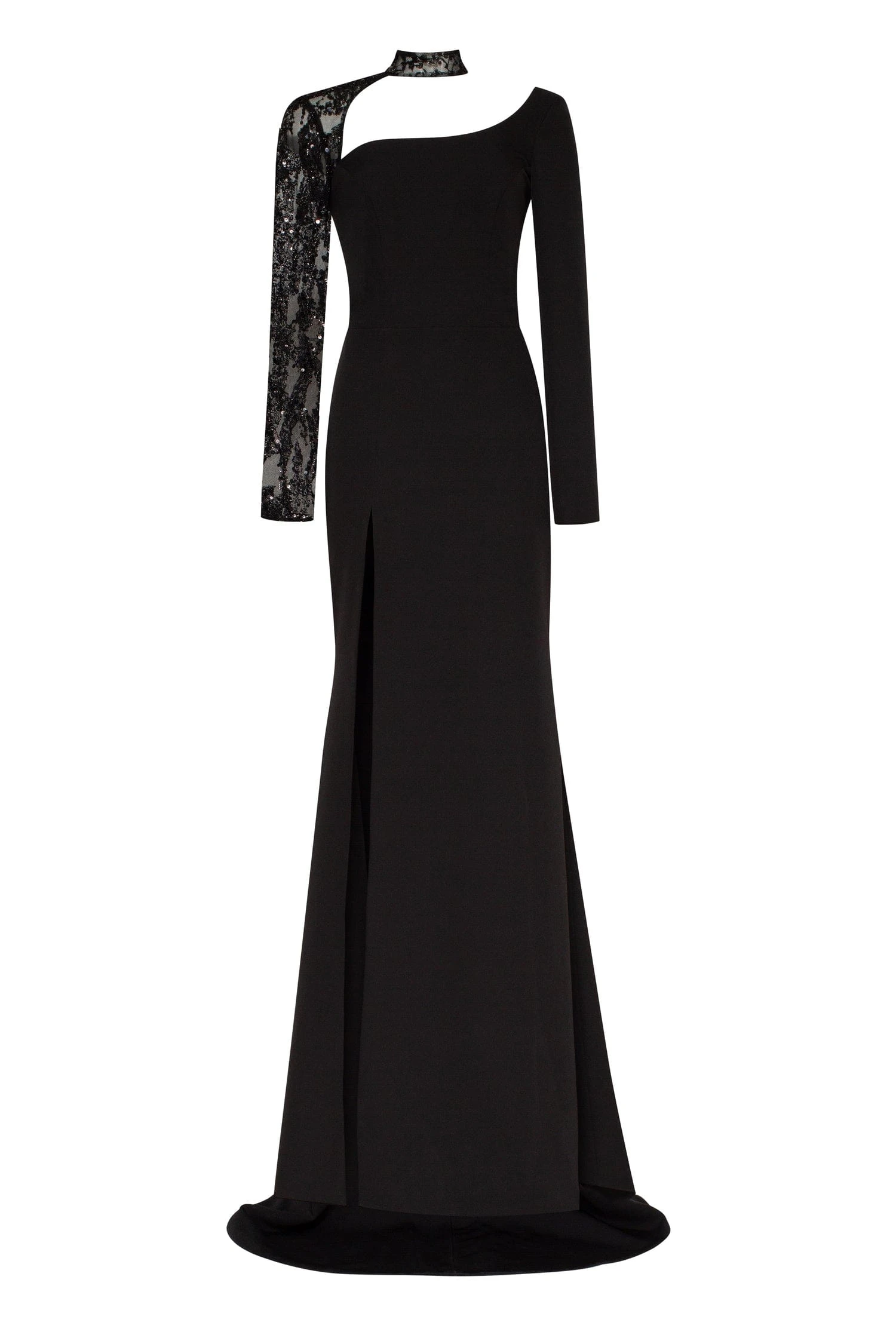 Milla Trumpet gown with detachable sleeve Milla dress