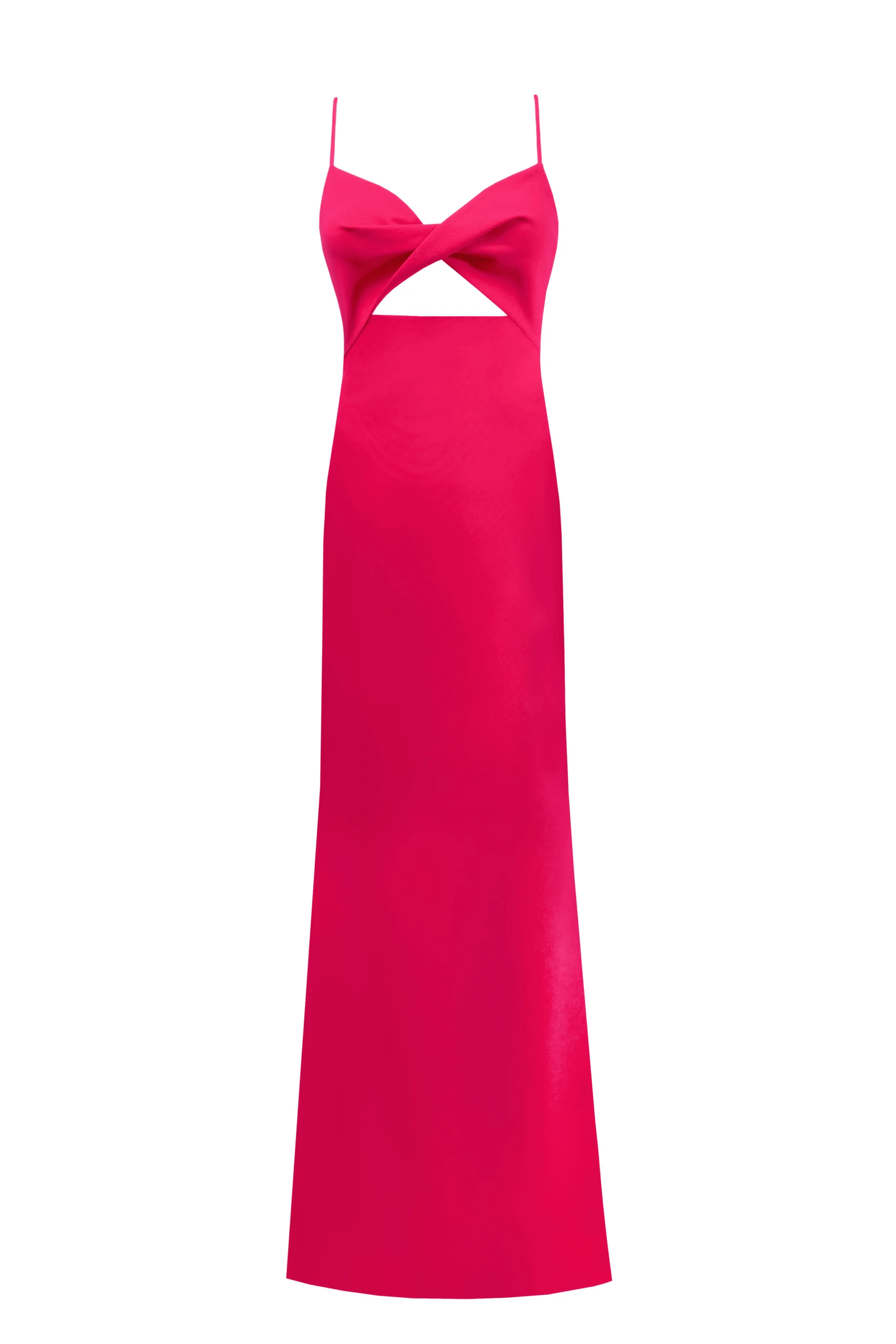 Milla Twisted cutout fuchsia bodice maxi dress Milla dress