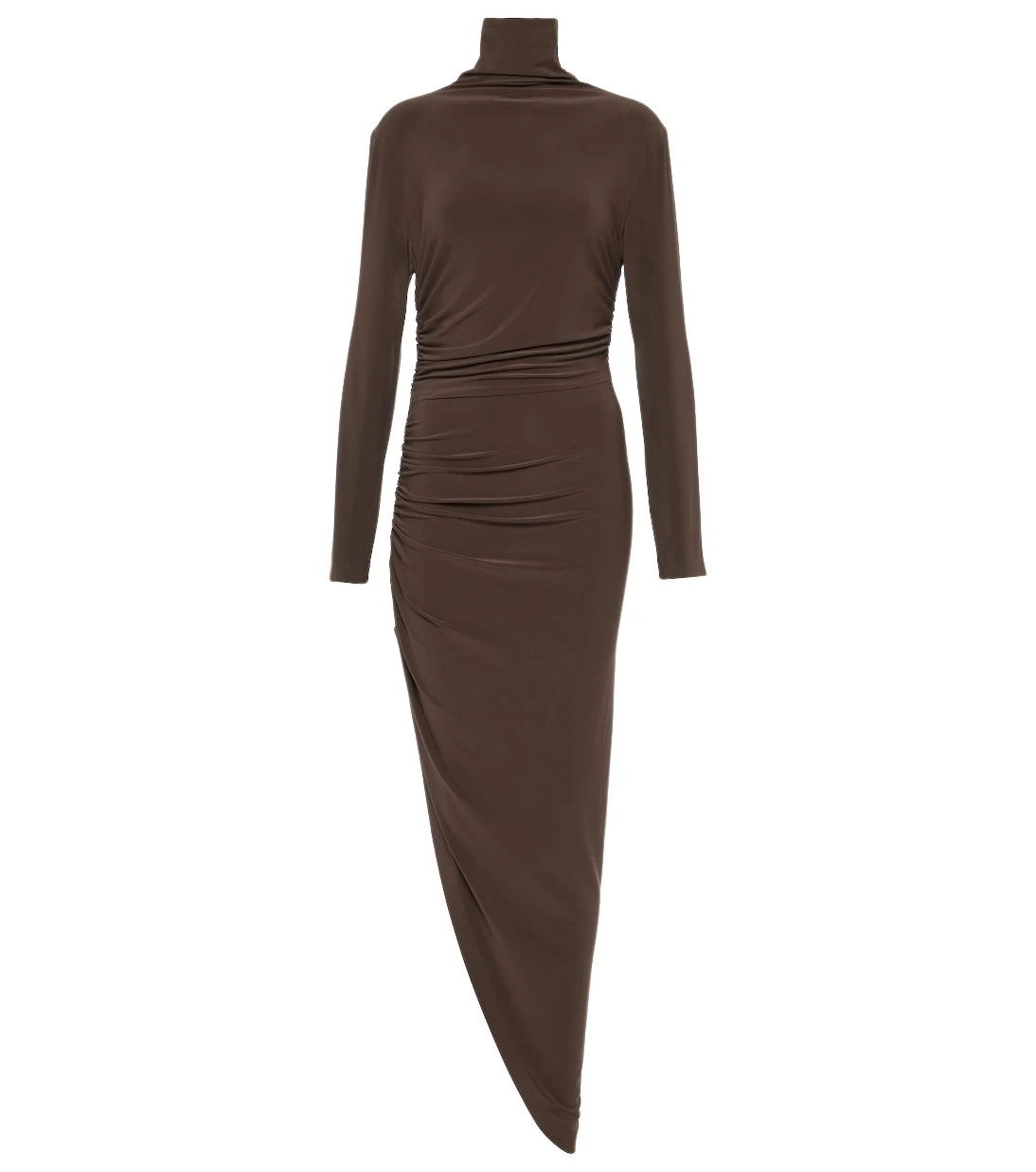 Norma Kamali Asymmetric turtleneck midi dress31402 nobg Norma Kamali Asymmetric turtleneck midi dress31402 nobg