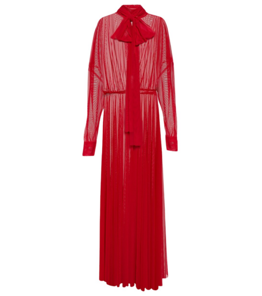 Norma Kamali Chiffon gown41443 nobg