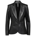 Norma Kamali Faux leather blazer 617586 nobg
