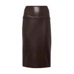 Norma Kamali Faux leather pencil skirt86479 nobg Norma Kamali Faux leather pencil skirt86479 nobg