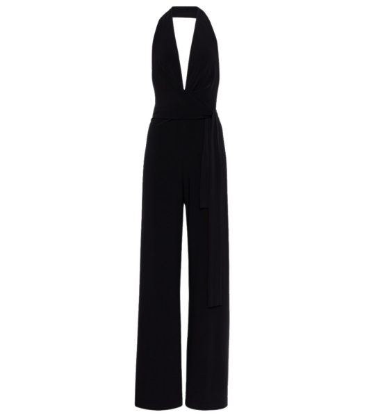 Norma Kamali Halterneck jersey jumpsuit94964 nobg