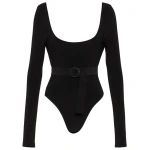 Norma Kamali Jersey bodysuit45396 nobg