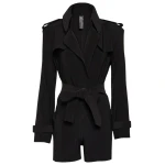 Norma Kamali Jersey playsuit95241 nobg