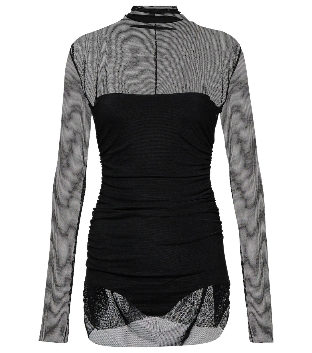 Norma Kamali Mesh minidress67517 nobg Norma Kamali Mesh minidress67517 nobg