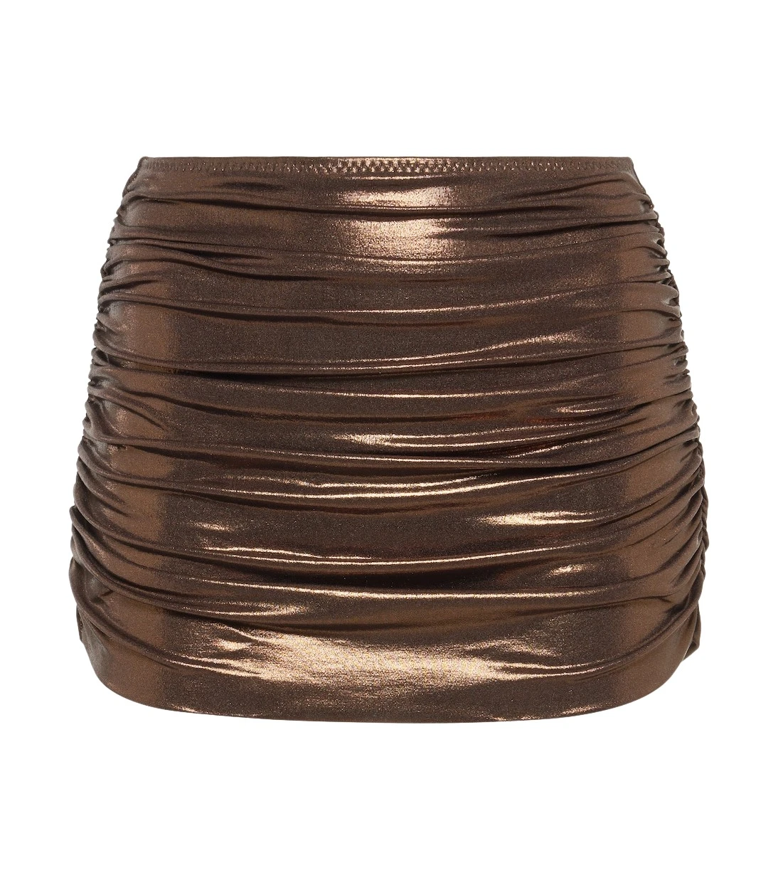 Norma Kamali Metallic ruched swim skirt41700 nobg Norma Kamali Metallic ruched swim skirt41700 nobg