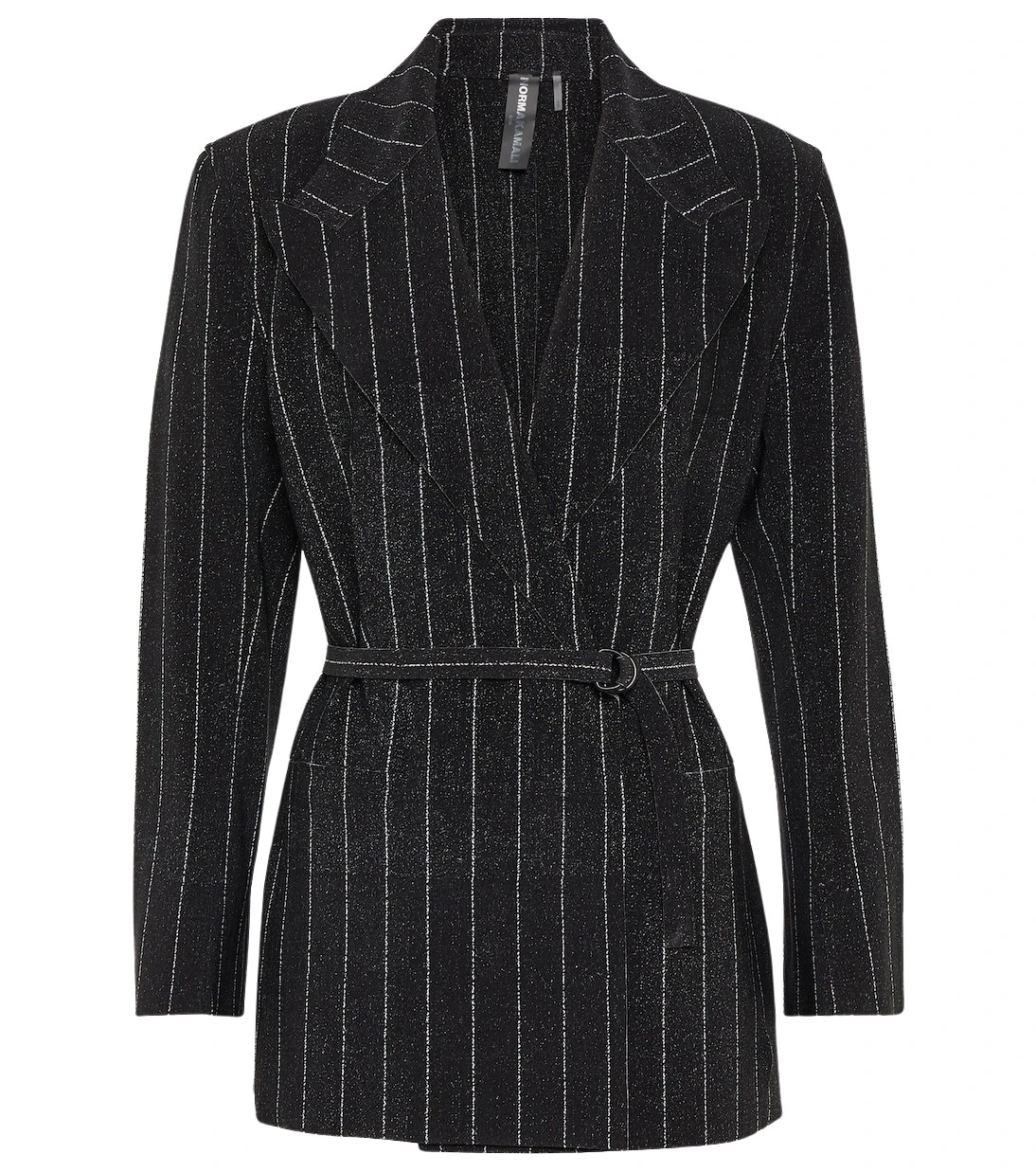 Norma Kamali Pinstripe jersey blazer42498 nobg Norma Kamali Pinstripe jersey blazer42498 nobg