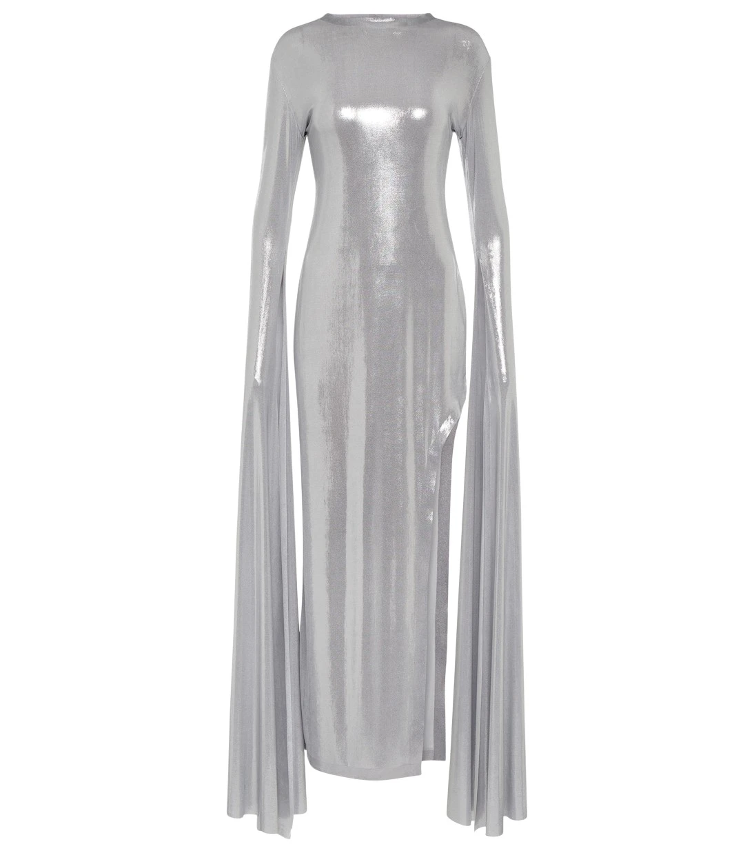 Norma Kamali Ribbon open back lame gown82860 nobg Norma Kamali Ribbon open back lame gown82860 nobg