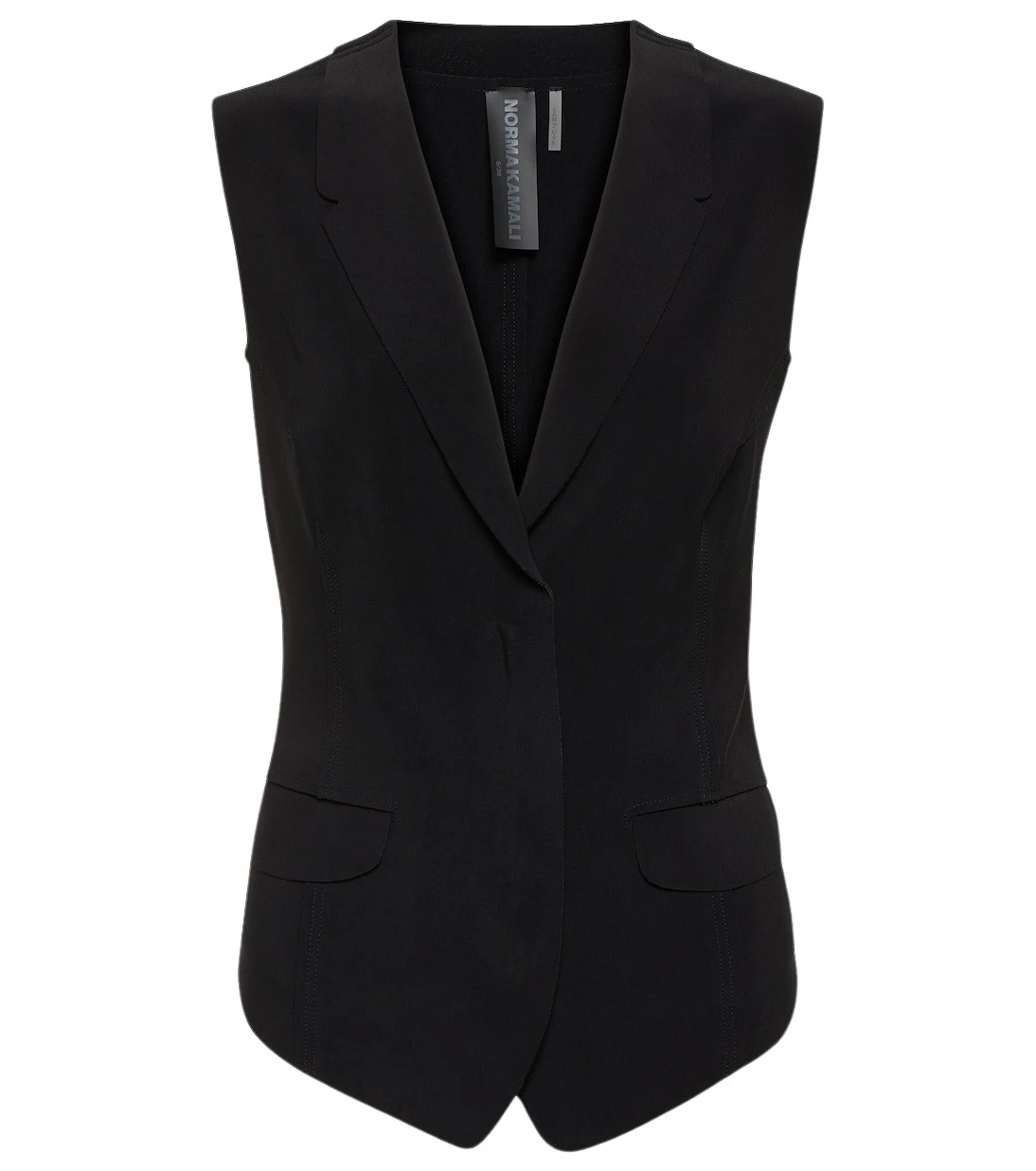 Norma Kamali Single breasted vest42783 nobg Norma Kamali Single breasted vest42783 nobg