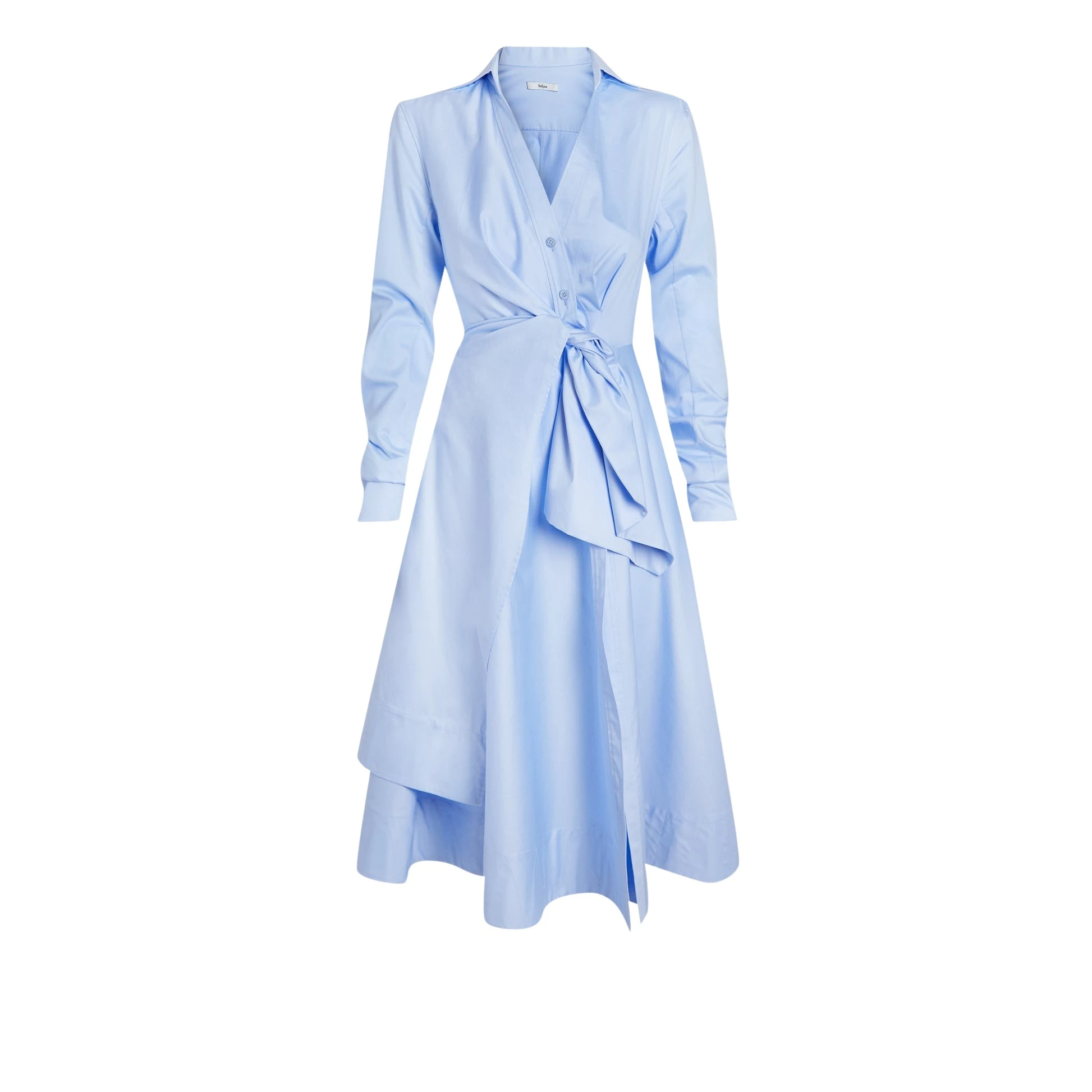 Safiyaa Asteria Soft Sky Cotton Dress84856 nobg Safiyaa Asteria Soft Sky Cotton Dress84856 nobg