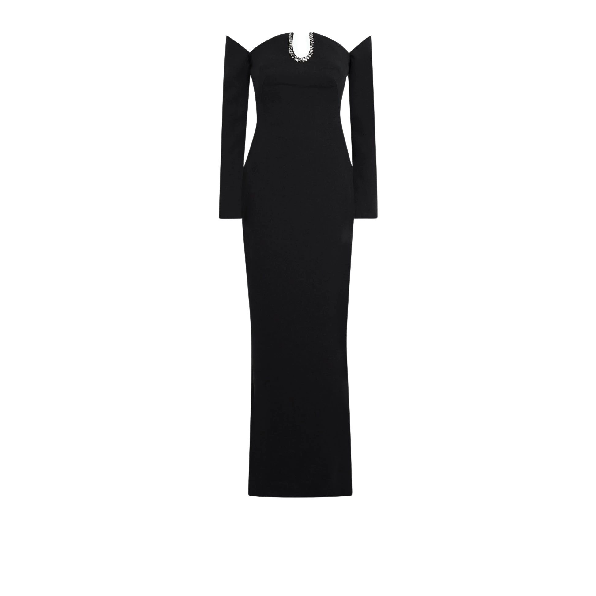 Safiyaa Bessy Black Long Dress88277 nobg Safiyaa Bessy Black Long Dress88277 nobg