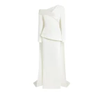 Safiyaa Davina Ivory Long Dress37980 nobg Safiyaa Davina Ivory Long Dress37980 nobg