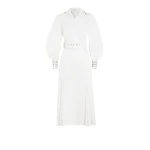 Safiyaa Evie Ivory Cotton Silver Midi Dress19803 nobg Safiyaa Evie Ivory Cotton Silver Midi Dress19803 nobg