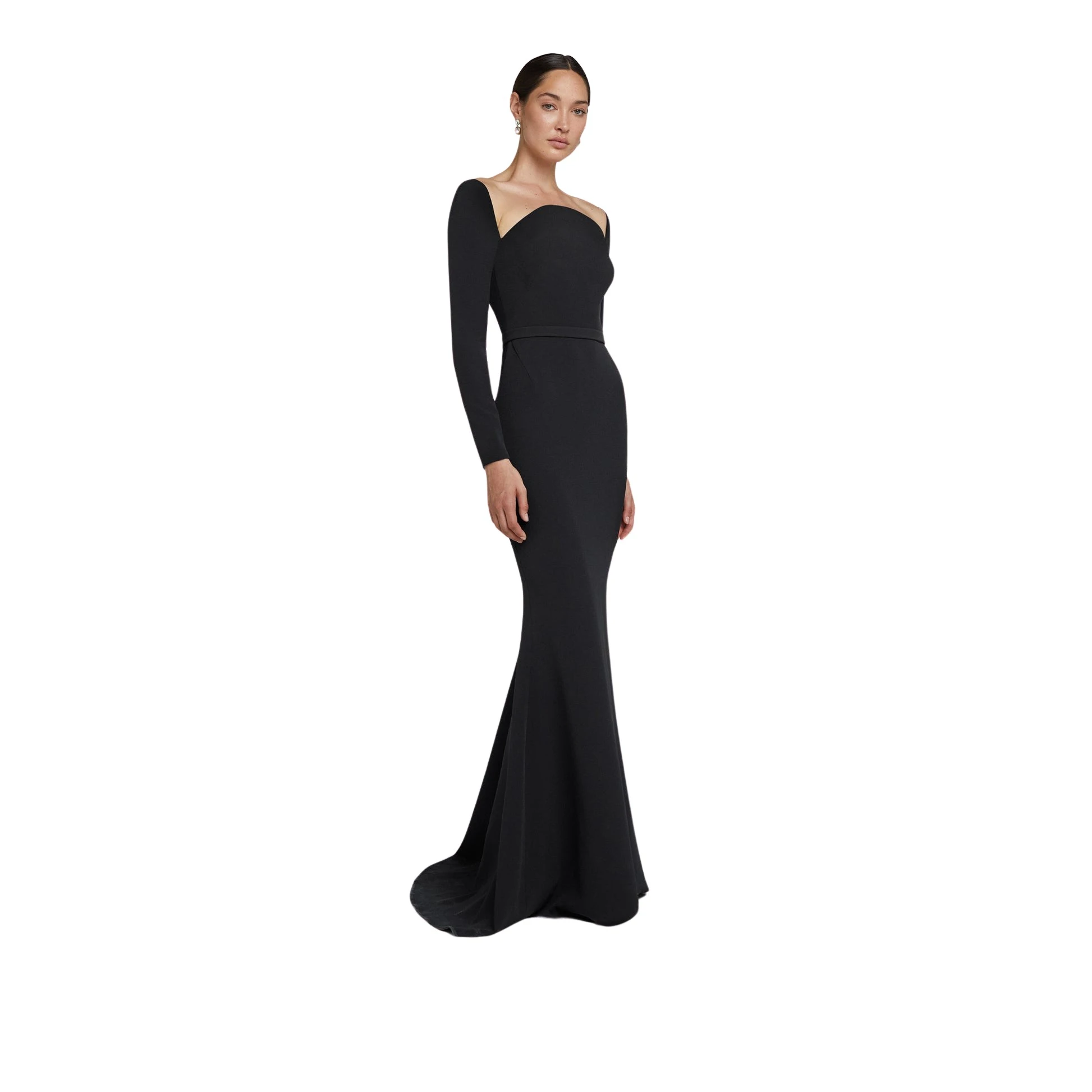 Safiyaa Heidi Black Long Dress70605 nobg Safiyaa Heidi Black Long Dress70605 nobg