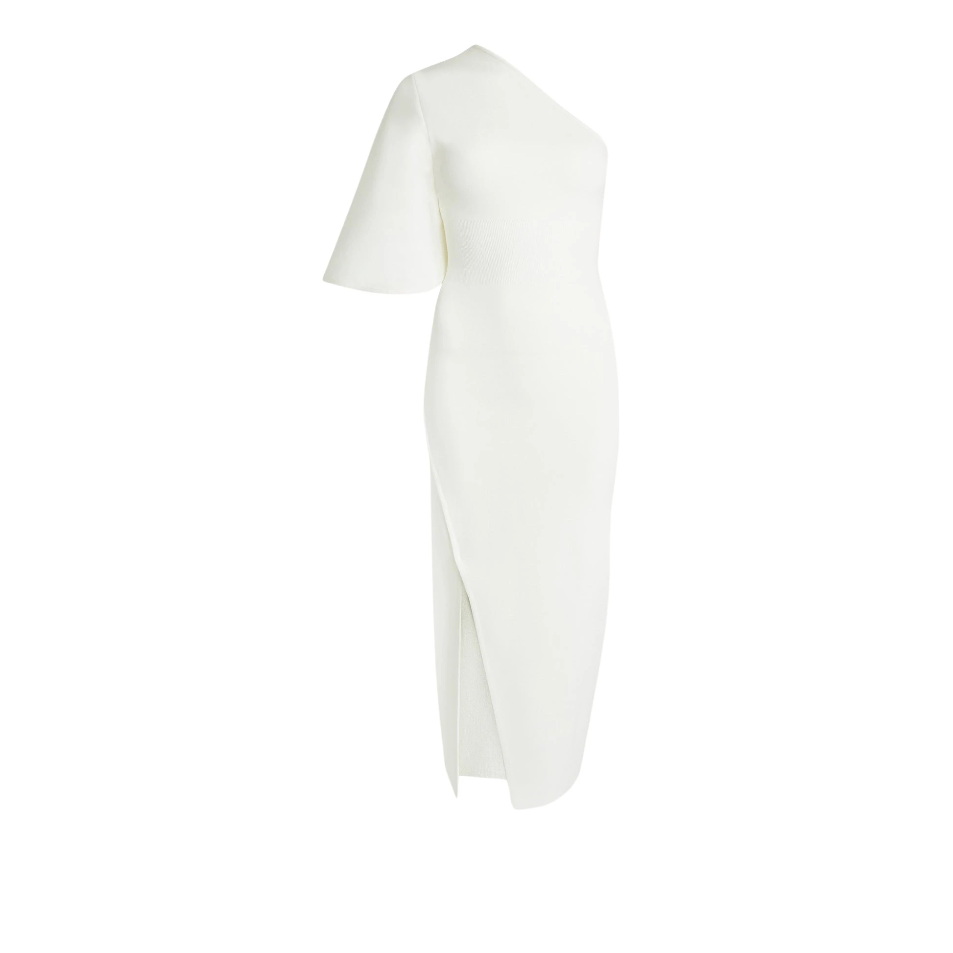 Safiyaa Kalypso Ivory Midi Knit Dress20310 nobg Safiyaa Kalypso Ivory Midi Knit Dress20310 nobg