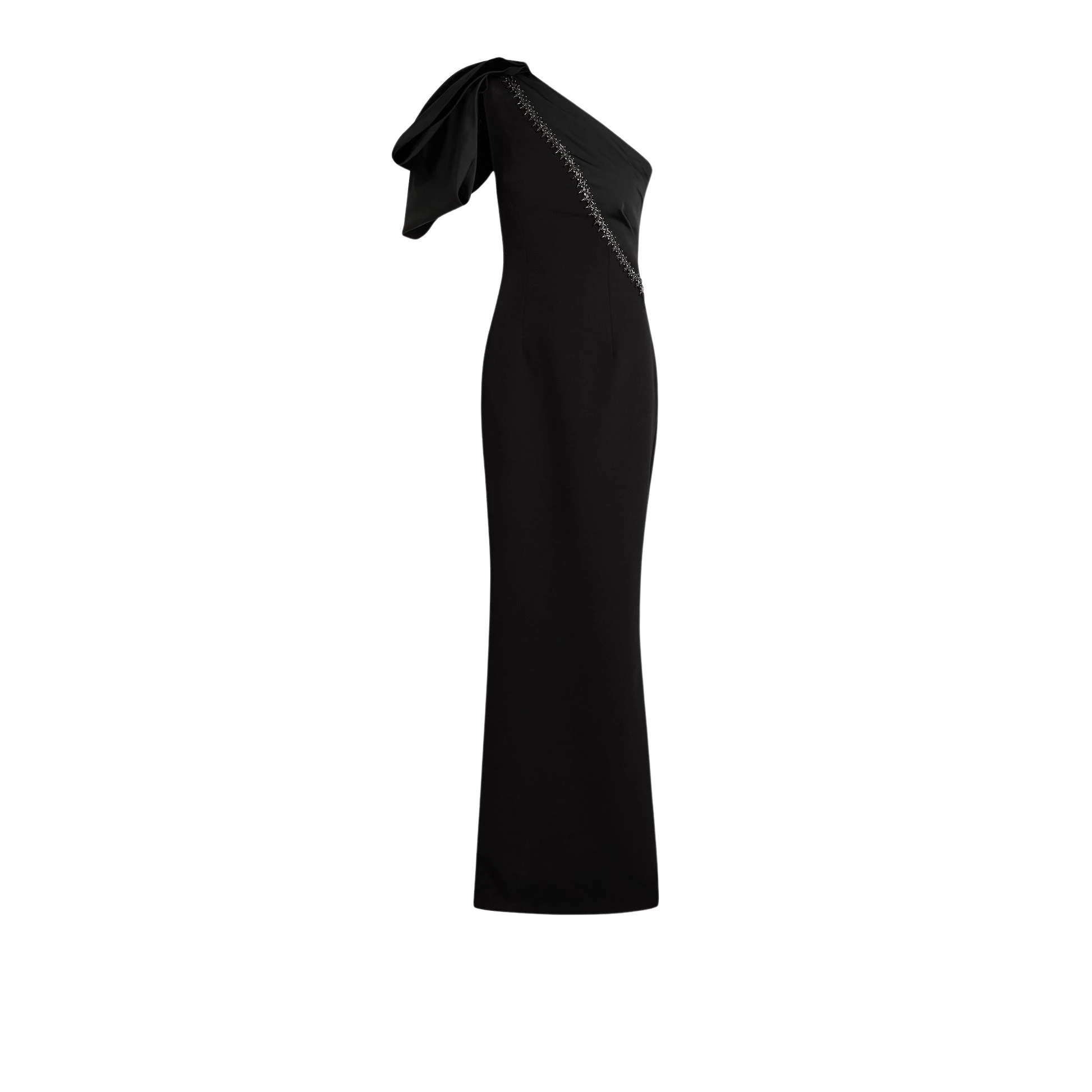 Safiyaa Maelys Embroidered Black Long Dress40269 nobg Safiyaa Maelys Embroidered Black Long Dress40269 nobg