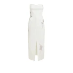 Safiyaa Peggie Ivory Embroidered Midi Dress41508 nobg Safiyaa Peggie Ivory Embroidered Midi Dress41508 nobg