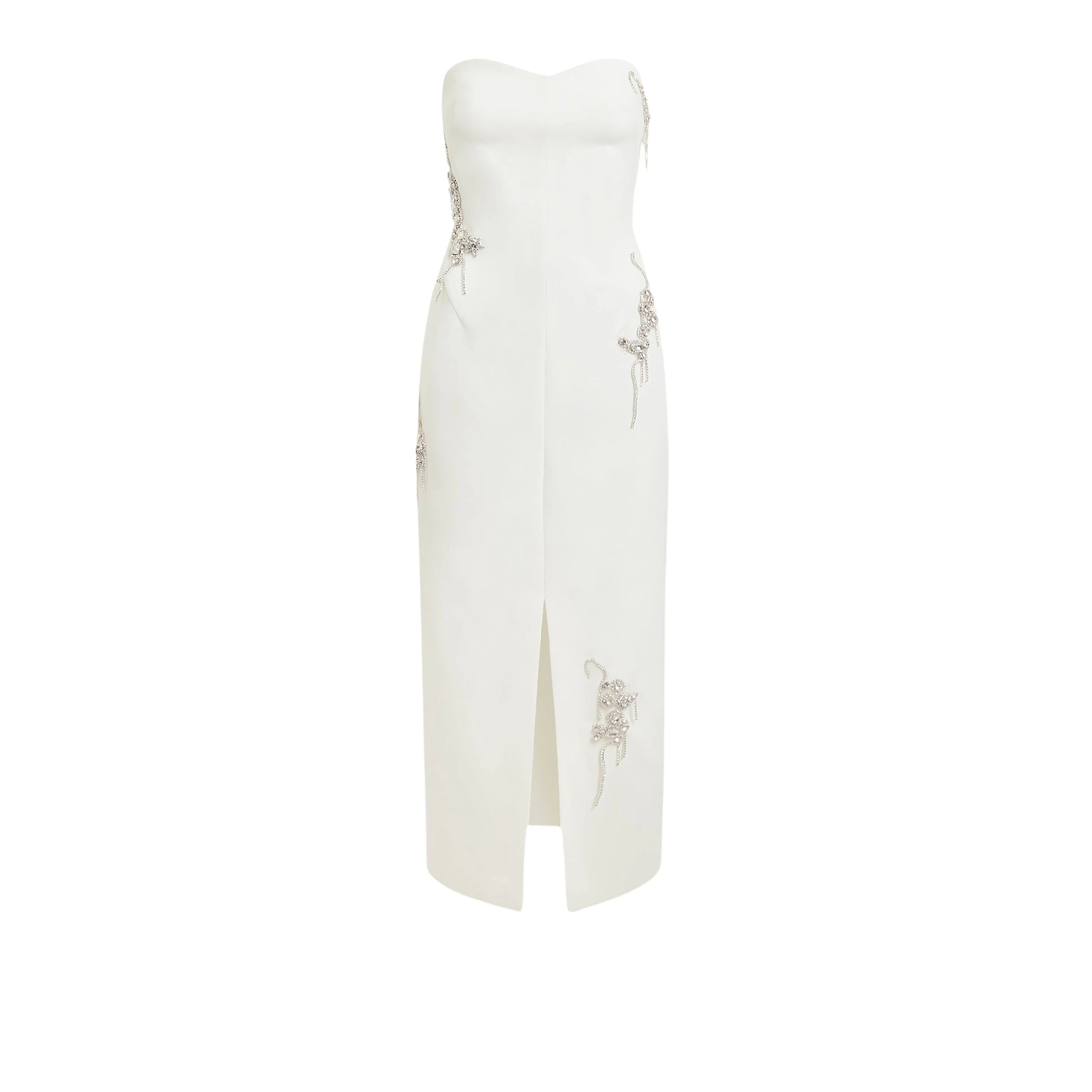 Safiyaa Peggie Ivory Embroidered Midi Dress41508 nobg Safiyaa Peggie Ivory Embroidered Midi Dress41508 nobg