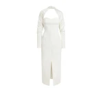 Safiyaa Romane Ivory Midi Dress24608 nobg Safiyaa Romane Ivory Midi Dress24608 nobg