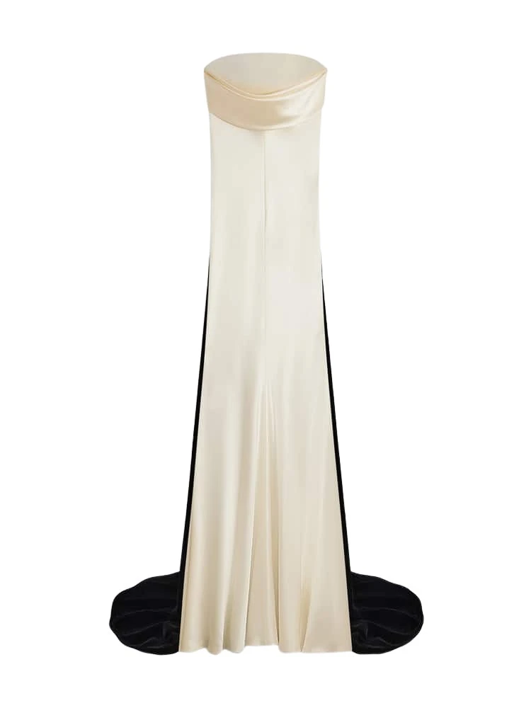 Schiaparelli Draped Bustier Dress 667187 nobg Schiaparelli Draped Bustier Dress 667187 nobg