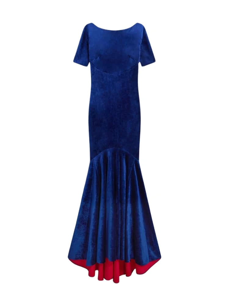 Schiaparelli Velvet Mermaid Dress59572 nobg Schiaparelli Velvet Mermaid Dress59572 nobg