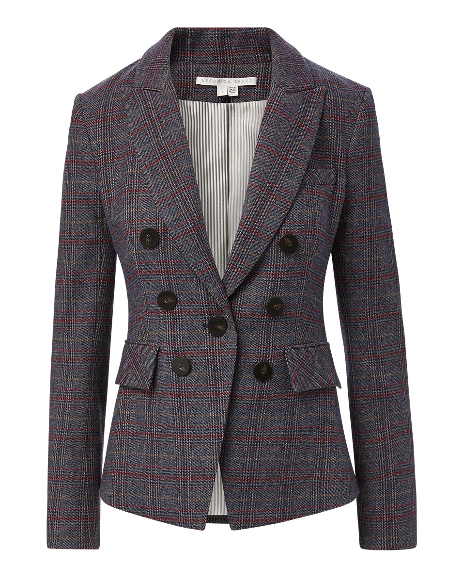 Veronica Beard Lawrence Plaid Dickey Jacket Veronica Beard Jackets