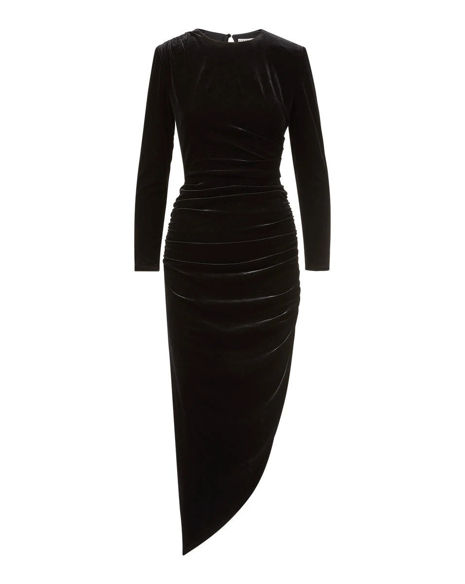Veronica Beard Tristana Stretch-Velvet Dress Veronica Beard Dresses