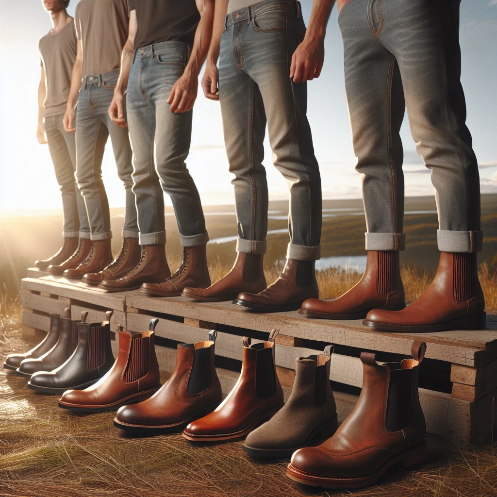 how high should chelsea boots be men