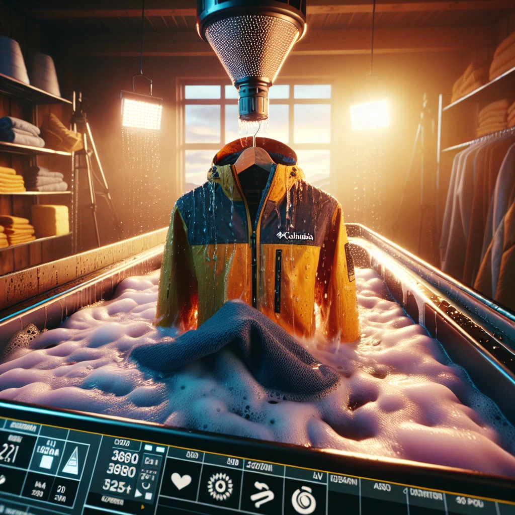 how to wash columbia ski jacket