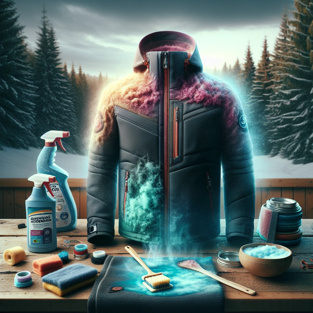 how to get the smell of mildew out of a spyder ski jacket