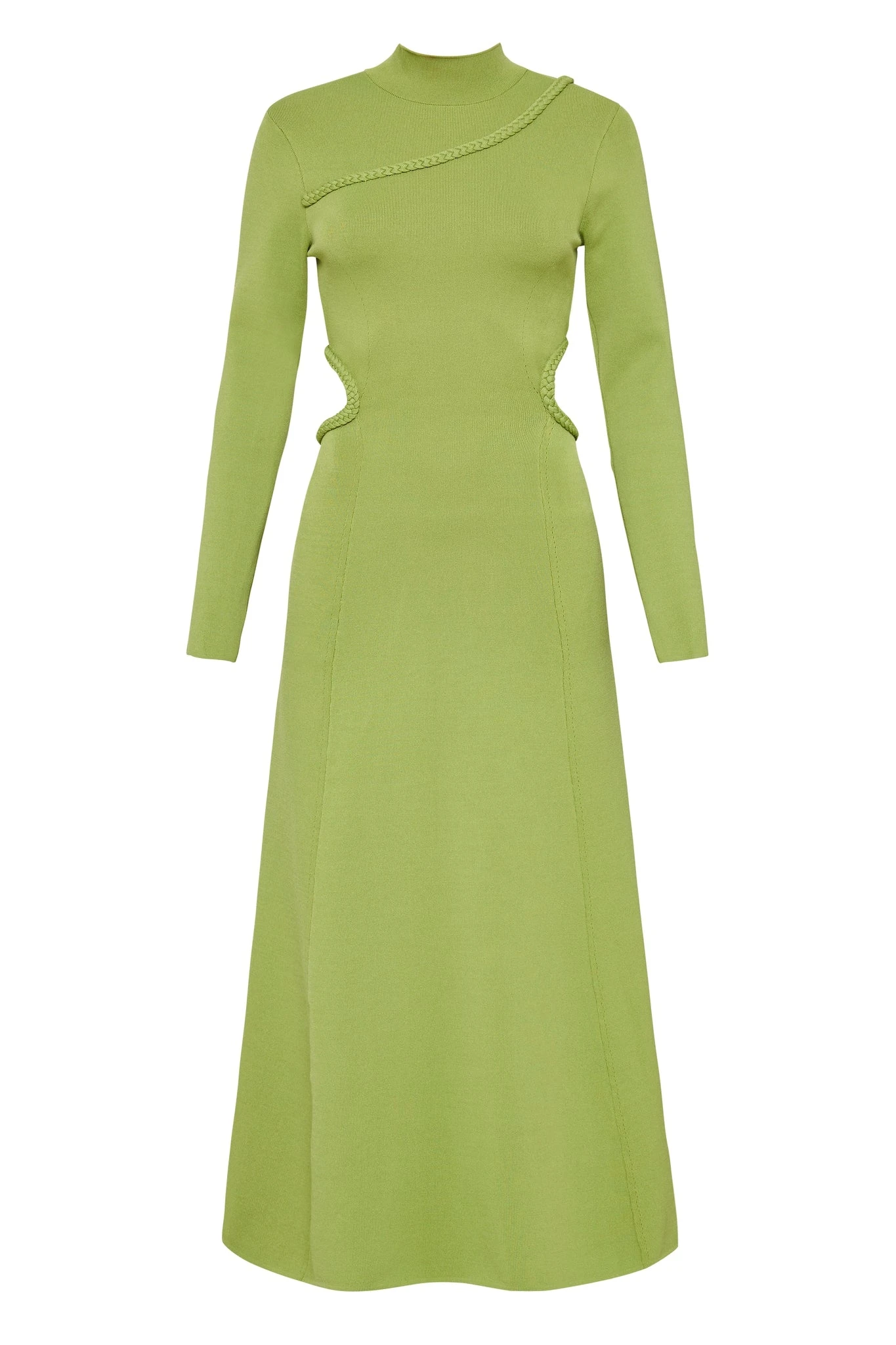 Aje-Amelie-Braided-Cut-Out-Knit-Dress Aje Black dress