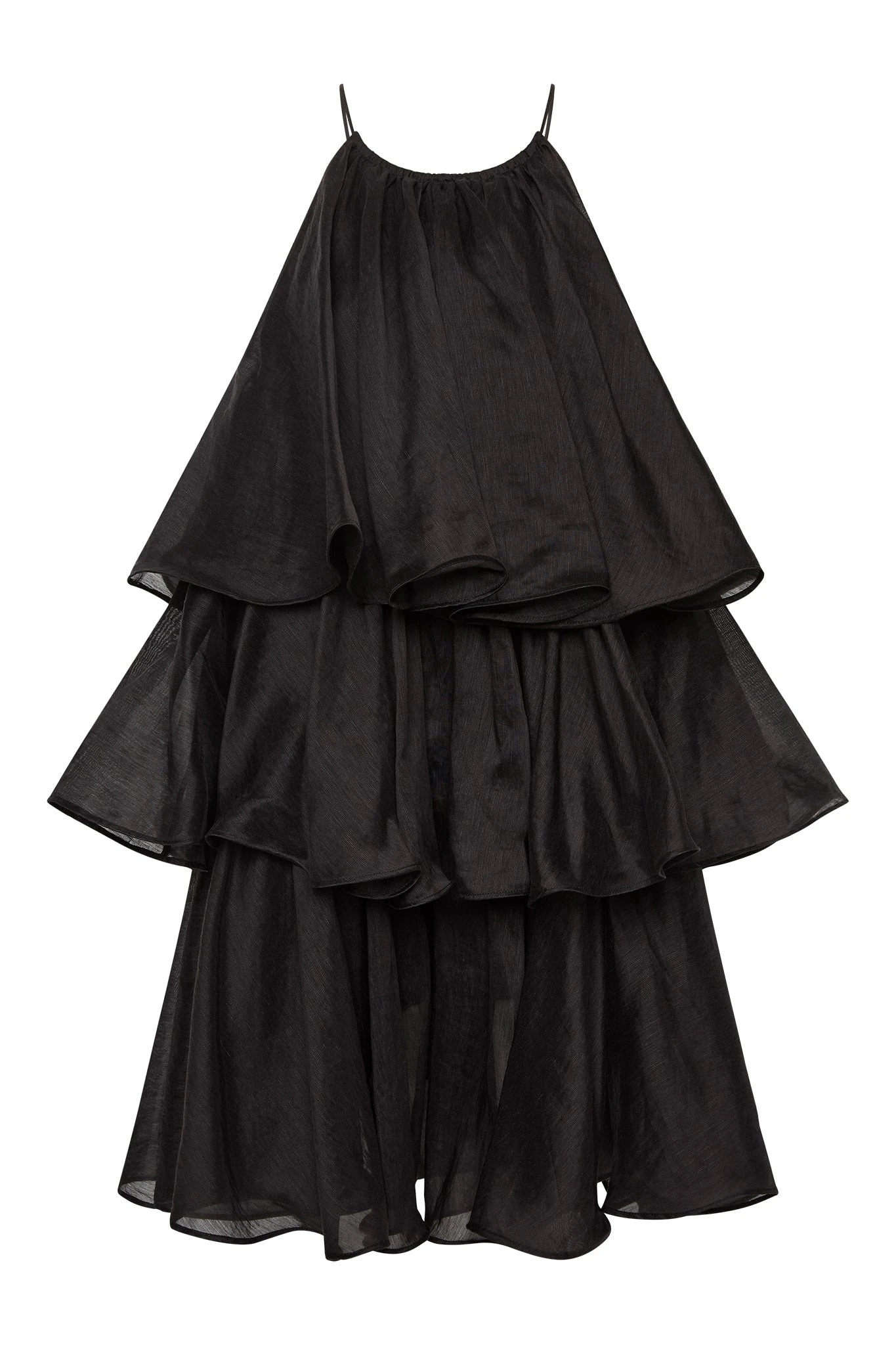 Aje-Claudia-Tiered-Mini-Dress Aje Ivory dress