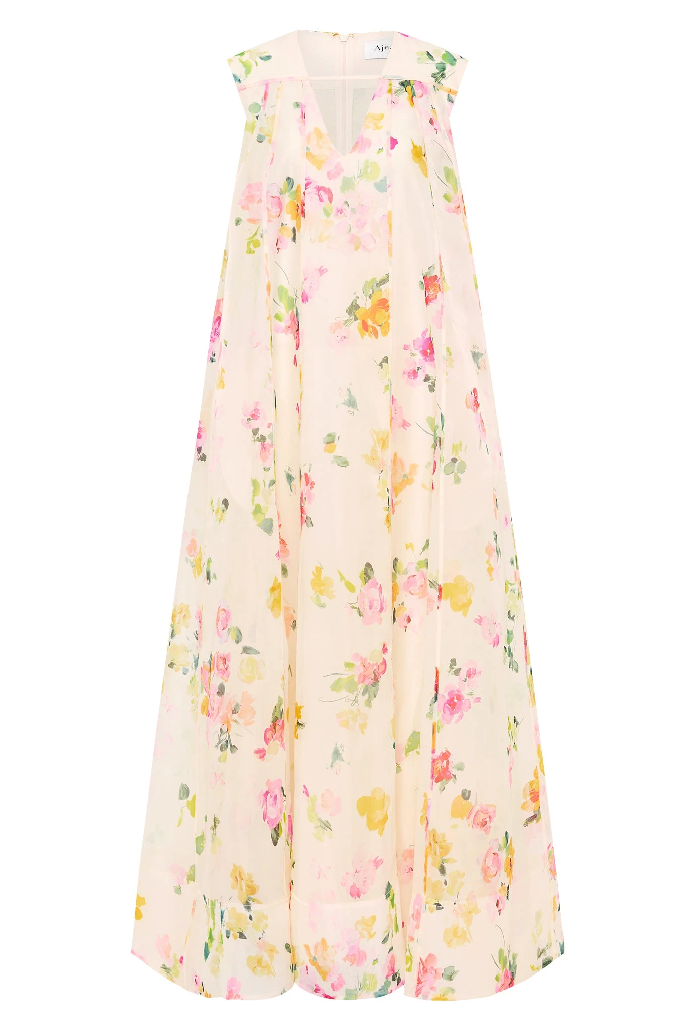 Aje-Earthen-Trapeze-Maxi-Dress Aje Red dress