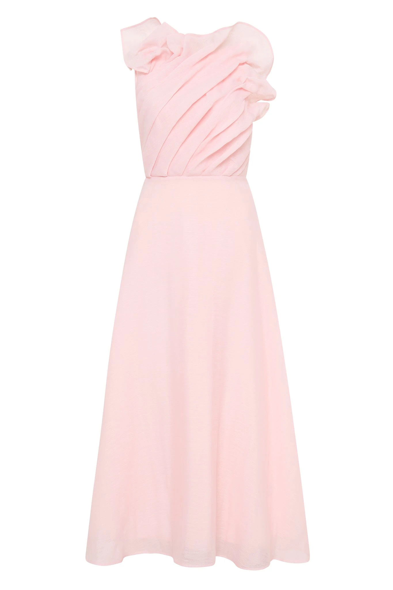 Aje-Genesis-Midi-Dress Aje Pink dress