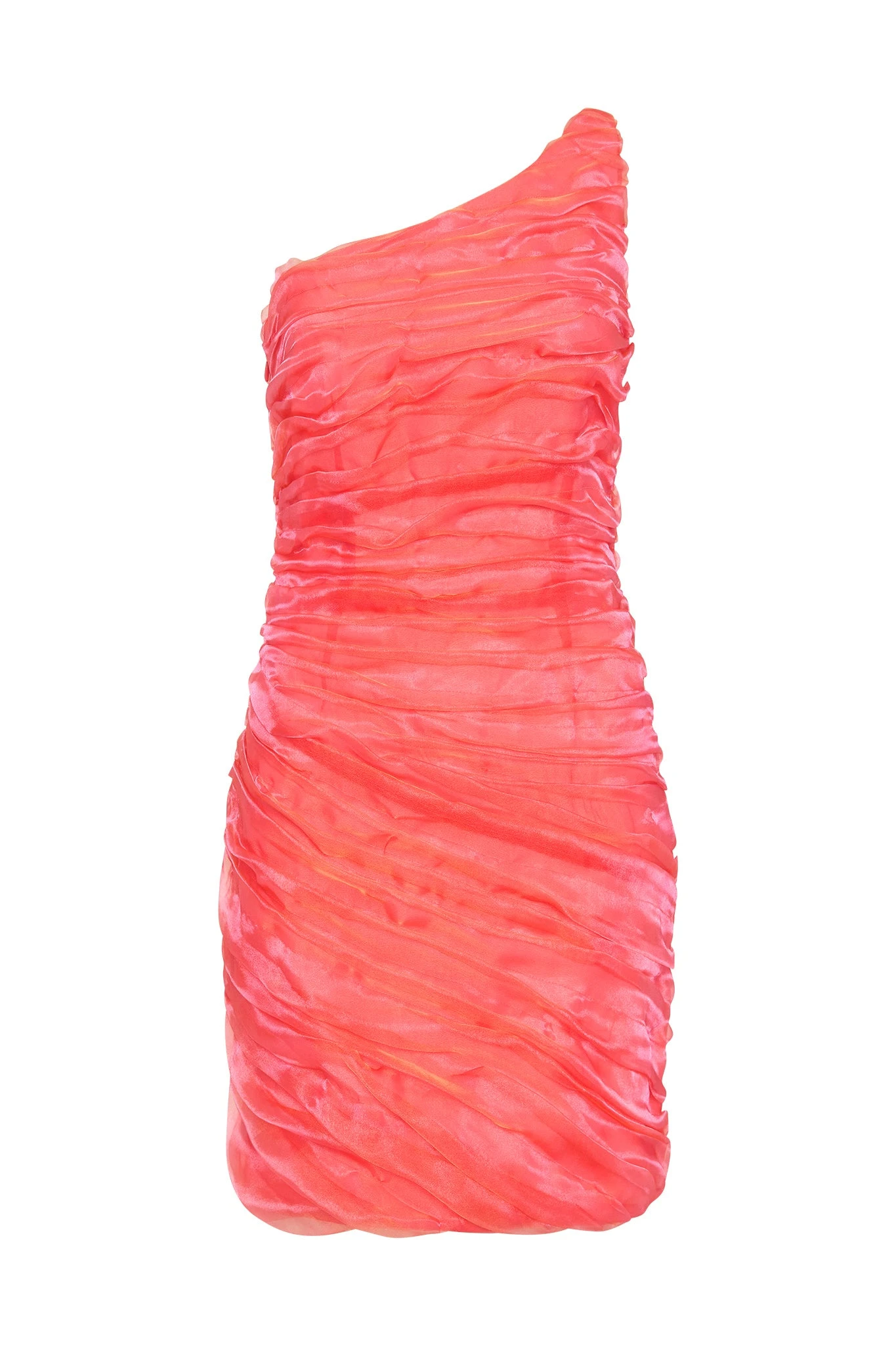 Aje-Mercury-Iridescent-Mini-Dress Aje Orange dress