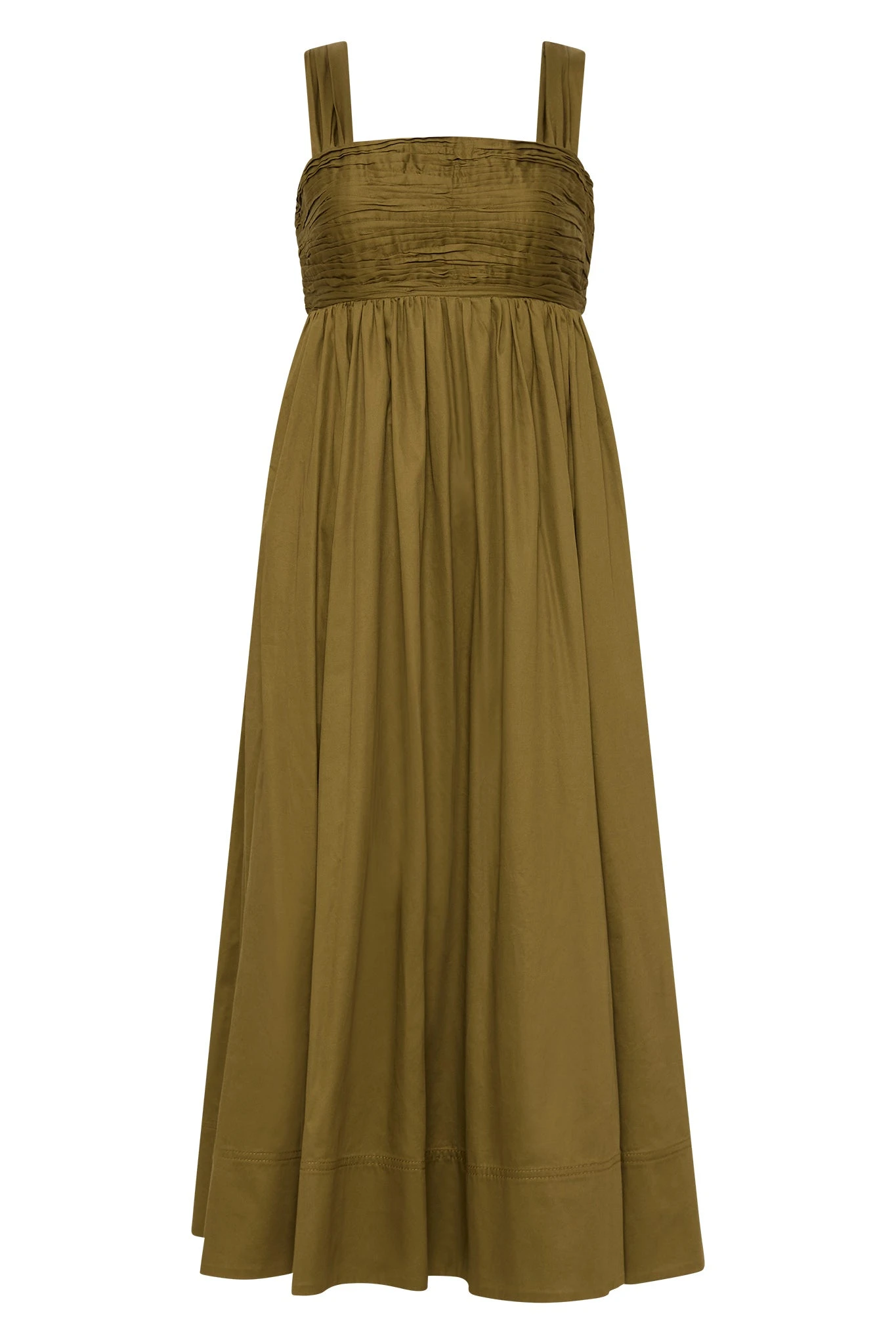 Aje-Nova-Tie-Back-Midi-Dress Aje Green dress