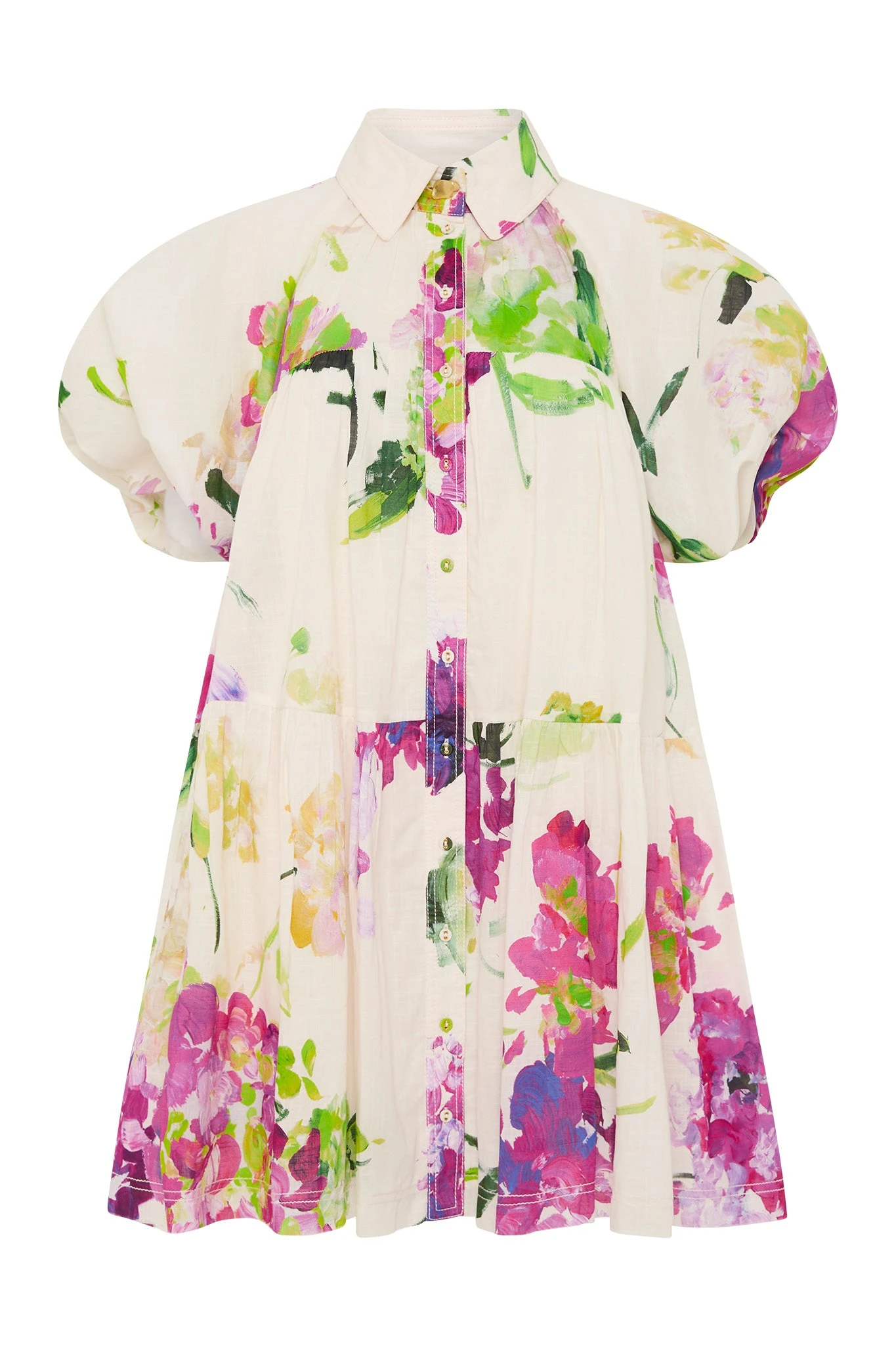 Aje-Pablo-Smock-Mini-Dress Aje Multicolour dress
