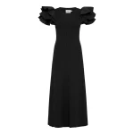 Aje-Questa-Puff-Midi-Dress Aje Black dress