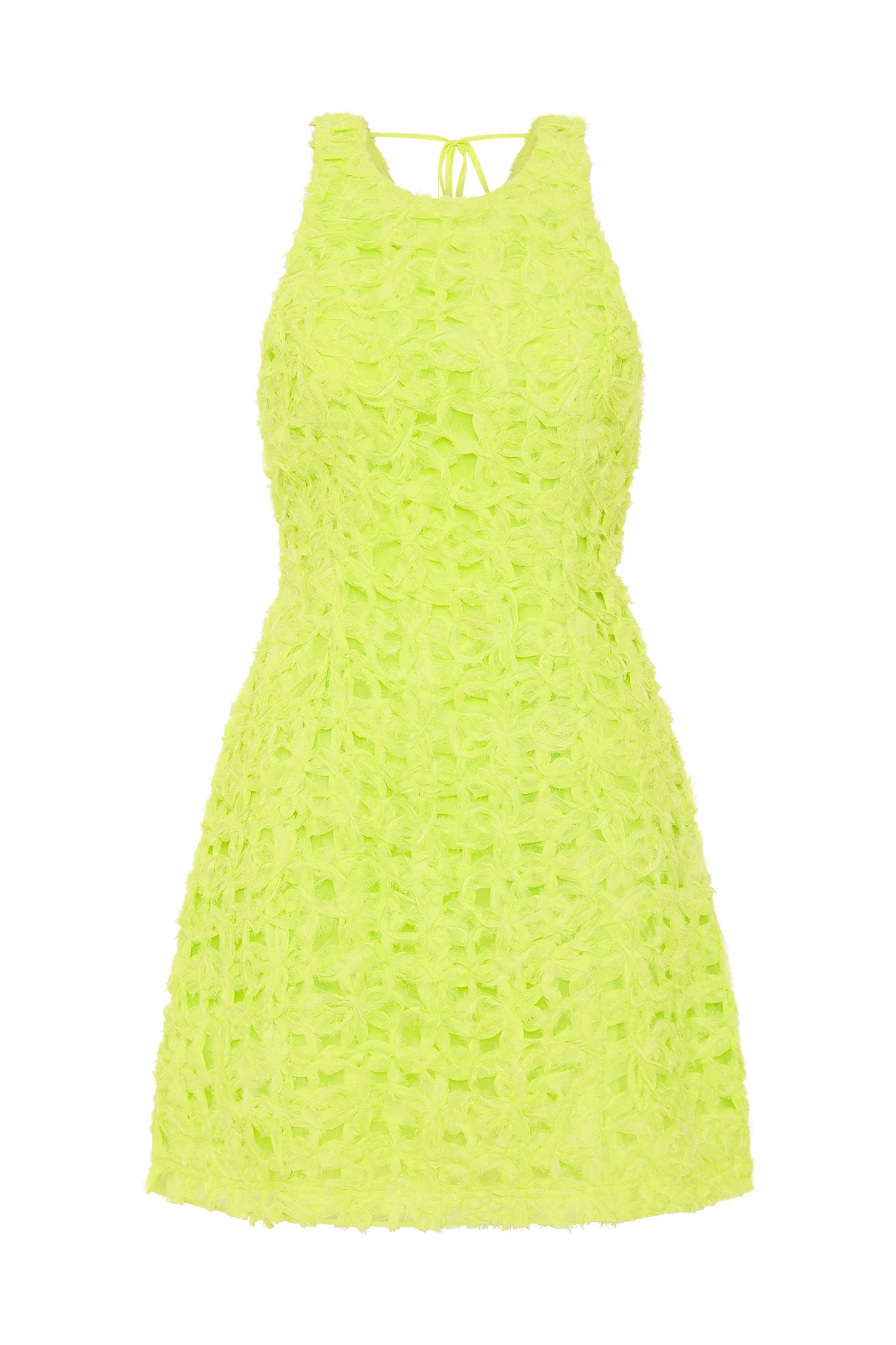 Aje-Quintette-Textured-Mini-Dress Aje Green dress