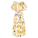 Aje-Soleil-Belted-Midi-Dress Aje Multicolour dress