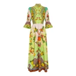 Alemais Lemonis Jacquard Midi Dress