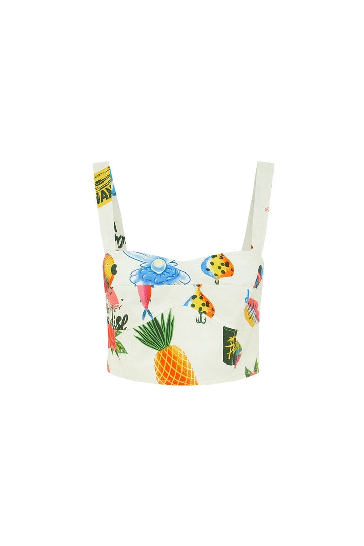 Alemais Samaki Crop Top Alemais Samaki Crop Top
