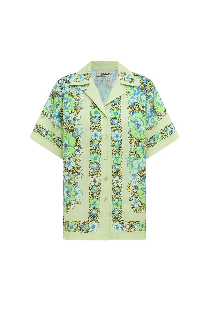 Alemais Velma Oversized Linen Shirt Alemais Velma Oversized Linen Shirt