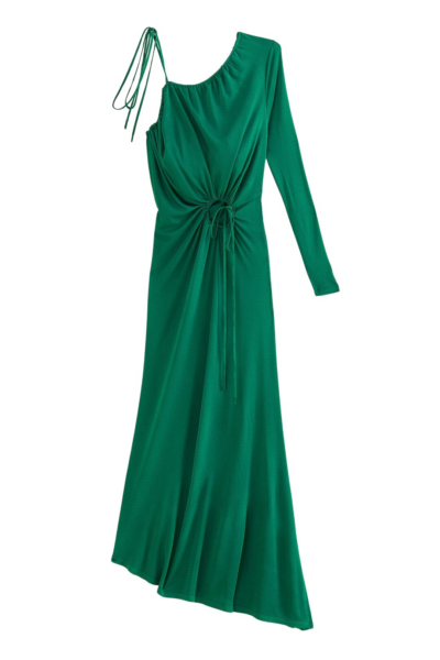Farm Rio Emerald One Shoulder Midi Dress60160 nobg