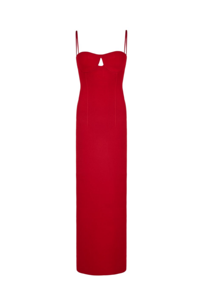 Galvan London Amelia Dress Rouge Piaf98919 nobg