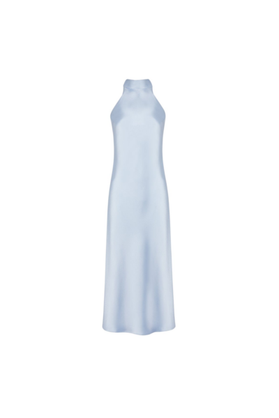 Galvan London Scallop Sienna Dress Ice Blue86454 nobg