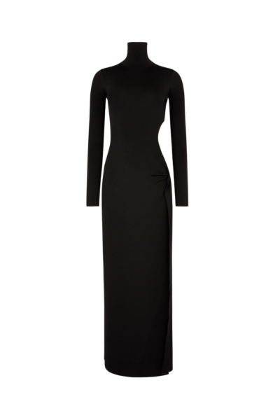 Galvan London Twisted Cindy Dress Black65534 nobg
